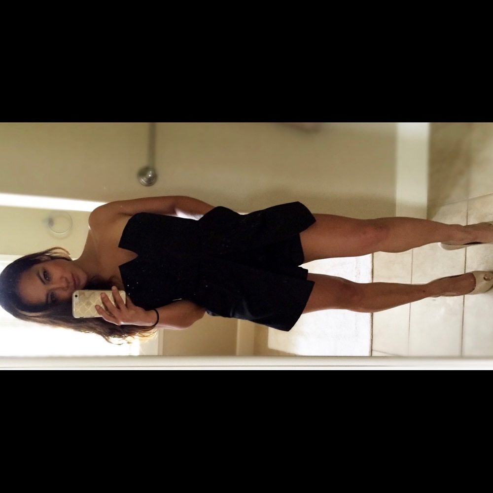 Strapless Romper